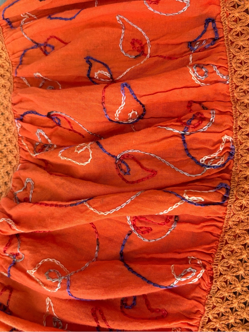 100% cotton made in India sundress! Casual to formal as elegant as it is. Size 8 - Picture 8 of 16